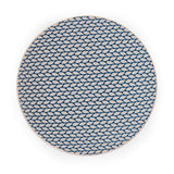 Hitkari Porcelain Blue Dew 21 Pc. Dinner Set for 6 |Porcelain Luxury Dinnerware with Elegant Design