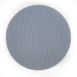 Hitkari Porcelain Blue Dew 21 Pc. Dinner Set for 6 |Porcelain Luxury Dinnerware with Elegant Design