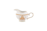 Hitkari Porcelain Jannat Tea Set of 24 Luxury Tea Cup saucer with Elegant Design |Golden