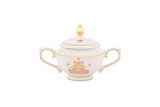 Hitkari Porcelain Jannat Tea Set of 17|Luxury Tea Cup saucer with Elegant Design |Golden