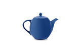 Hitkari Porcelain Blue Ocean Glaze Tea Set of 17 | Microweb Safe & Dishwasher Safe | Blue
