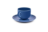Hitkari Porcelain Blue Ocean Glaze Tea Set of 17 | Microweb Safe & Dishwasher Safe | Blue