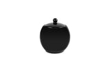 Hitkari Porcelain Black Sea Glaze Tea Set of 17| Microweb Safe & Dishwasher Safe | Black
