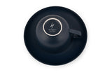 Hitkari Porcelain Matt Navy Glaze Tea Set of 17 | Microweb Safe & Dishwasher Safe Navy Blue