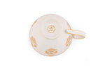 Hitkari Porcelain Jannat Cup & Saucer Set for 6 |Luxury Cup saucer with Elegant Design | Golden