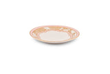 Hitkari Porcelain Mimosa Cup & Saucer Set for 6 | Luxury Cup Saucer with Elegant Design |Gold Pink