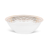 Hitkari Porcelain Mimosa Dinner Set of 35 Pcs |Premium Mimosa Design |Gold Pink