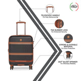 RONCATO Charm Hard Black Luggage Trolley