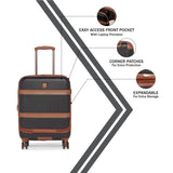 RONCATO Charm Hard Black Luggage Trolley