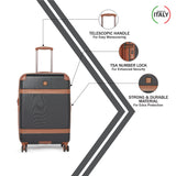 RONCATO Charm Hard Black Luggage Trolley