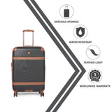 RONCATO Charm Hard Black Luggage Trolley