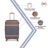 RONCATO Charm Hard Blue Luggage Trolley