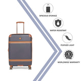 RONCATO Charm Hard Blue Luggage Trolley