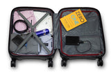 RONCATO DOUBLE PREMIUM Range Nero Color Hard Cabin Luggage