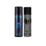 Police Wings Titanium + To Be Man Deo Combo Set 400ml (Pack of 2) For Him