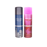 Police Light Blue + Passion Femme Deo Combo Set 400ml (Pack of 2) For Him & For Her