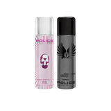 Police Wings Titanium + To Be Woman Deo Combo Set 400ml (Pack of 2) For Him & For Her
