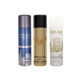 Police Light Blue + Millionaire Homme + To Be Queen Deo Combo Set 600ml (Pack of 3) For Him & For Her