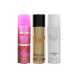 Police Millionaire Homme + Contemporary + Passion Femme Deo Combo Set 600ml (Pack of 3) For Him & For Her