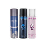 Police Light Blue + To Be Man + To Be Woman Deo Combo Set 600ml (Pack of 3) For Him & For Her