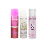 Police To Be Woman + To Be Queen + Passion Femme Deo Combo Set 600ml (Pack of 3) For Her