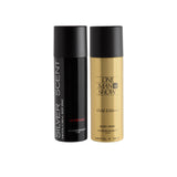 Jacques Bogart Silver Scent Intense + One Man Show Gold Deo Combo Set 400ml (Pack of 2) For Him