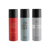 Jacques Bogart One Man Show + Pour Homme + One Man Show Ruby Deo Combo Set 600ml (Pack of 3) For Him