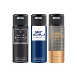 David Beckham Instinct + Classic Blue + Bold Instinct M Deo Combo Set 450ml (Pack of 3) For Him