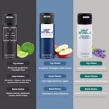 David Beckham Instinct + Classic Blue + Inspired by Respect Deo Combo Set 450ml (Pack of 3) For Him