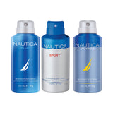 Nautica Blue + Voyage Man Sport + Voyage Man Deo Combo Set 450ml (Pack of 3) For Him