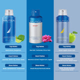 Nautica Blue + Voyage Man Sport + Voyage Man Deo Combo Set 450ml (Pack of 3) For Him