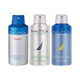 Nautica Classic Man + Voyage Man Sport + Voyage Man Deo Combo Set 450ml (Pack of 3) For Him