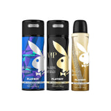 Playboy Generation Man + Vip M + Vip W Deo Combo Set 450ml (Pack of 3) For Him & For Her