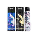Playboy Generation Man + Vip M + Sexy So What F Deo Combo Set 450ml (Pack of 3) For Him & For Her