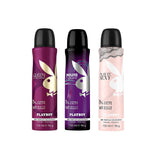 Playboy Endless Night + Queen W + Play It Sexy Woman Deo Combo Set 450ml (Pack of 3) For Her