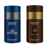 Smart Collection Oceanic Blue 250ml + French Oud 250ml Deo Combo Set For Men