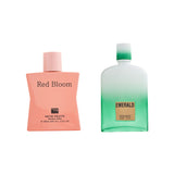 Tom & Darin Red Bloom For Women + Emerald Perfume Combo Set For Men