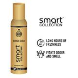 Smart Collection Passion +  Rapid + Swiss Gold Perfumed Deo Combo Set For Men (150ml each)