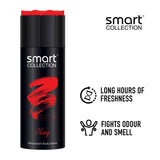 Smart Collection Turbo + Search + Play Deo Combo Set For Men (150ml each)