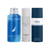 Nautica Blue 150ml + Police Contemporary 200ml + s.Oliver So Pure Men 150ml Deo Combo Set