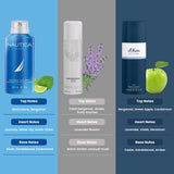 Nautica Blue 150ml + Police Contemporary 200ml + s.Oliver So Pure Men 150ml Deo Combo Set