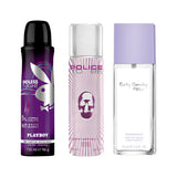 Playboy Endless Night 150ml + Police To Be Woman 200ml + Betty Barclay Pure Style 75ml Deo Combo Set