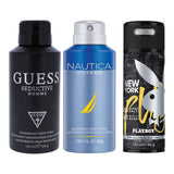 Guess Seductive Homme 150ml + Nautica Voyage Man 150ml + Playboy New York Men 150ml Deo Combo Set