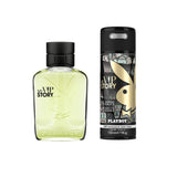 Playboy My VIP Story Eau de Toilette 100ml + Deodorant Spray 150ml Combo Set For Men