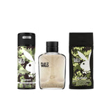 Playboy Play It Wild Deodorant Spray 150ml + Eau de Toilette 100ml + Shower Gel 250ml Virtual Gift Set