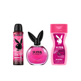 Playboy Super Deodorant Spray 150ml + Eau de Toilette 90ml + Shower Gel 250ml Virtual Gift Set