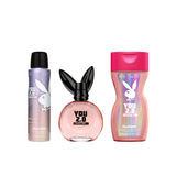 Playboy You 2.0 Loading Deodorant Spray 150ml + Eau de Toilette 60ml + Shower Gel 250ml Virtual Gift Set