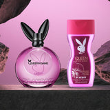 Playboy Queen Of The Game Eau de Toilette 90ml + Shower Gel 250ml Virtual Gift Set
