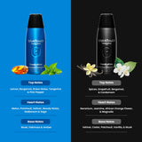 Franck Olivier Blue Touch 250ml + Black Touch 250ml Deo Combo Set For Men