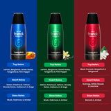 Franck Olivier Blue Franck + Green Franck + Red Franck Deo Combo Set For Men (250ml each)